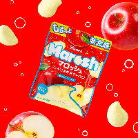 不思議な食感が話題のマロッシュから新味が登場！ カンロ「マロッシュ りんごソーダ味」新発売