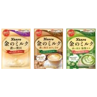 ミルクキャンディ売上 NO.1 シリーズ※が10周年！　カンロ「金のミルク カフェラテ・抹茶ラテ」リニューアル発売　金のミルク×＜BABYくま＞コラボサイトがオープン！　＜BABYくま＞イラスト入りグッズが当たる10周年記念キャンペーン実施