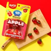 世界中で大人気！宝石のような立体型グミの新フレーバーが登場　「4D グミアップル 赤りんご」を発売　大粒で可愛らしい見た目と4Dグミならではの “モチモチ食感”