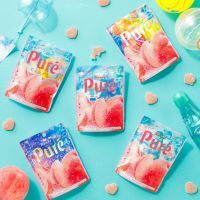大好評の“ももソーダ”が今年も登場！じゅわっと甘ずっぱい、爽やかな味わい　カンロ「ピュレグミなつももソーダ」新発売　～夏に想いを馳せるエモーショナルな5種類のパッケージ！夏をイメージしたシークレット型も登場～